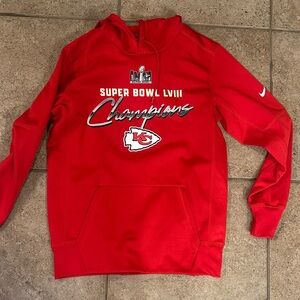 Nike Red Super Bowl LVIII Champions Hoodie